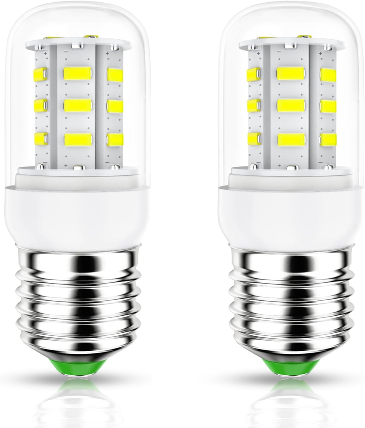 Upgraded LED Refrigerator Light Bulbs, Kei D34l Refrigerator Bulb Fit for Frigidaire Kenmore, Electrolux, Replaces AP6278388 PS12364857, 3.5W 120V E27 White Light, 1 Pack