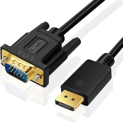 SHULIANCABLE Cavo DisplayPort a VGA, Cavo DP Maschio a VGA...