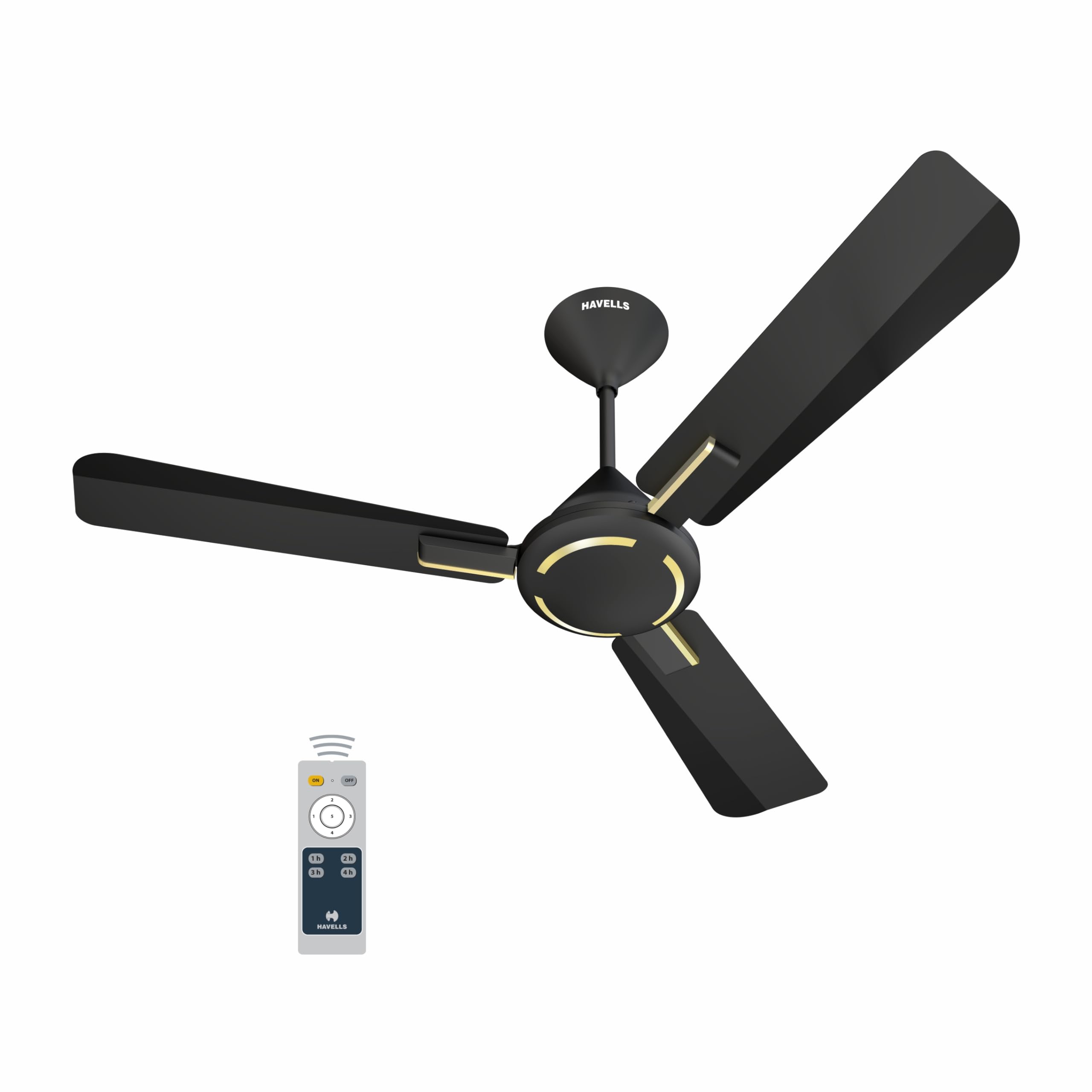 Havells 1200Mm Ambrose Bldc Motor Ceiling Fan|Premium Matt Finish Decorative Fan, Remote Control, High Air Delivery|5 Stars Rated, Upto 60% Energy Saving, 2 Yr Warranty|(Pack Of 1, Midnight) (B0CSNTRLJB) Amazon Price History, Amazon Price Tracker