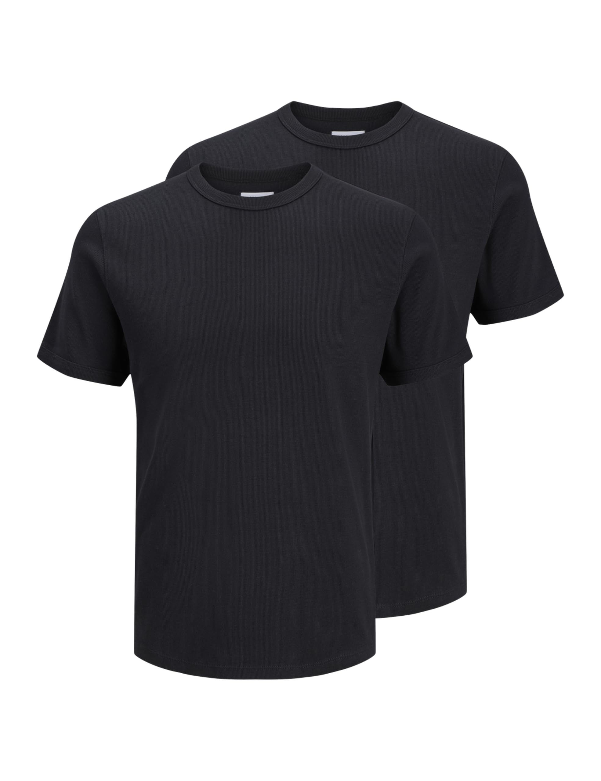 Jack & Jones Jjeorganic Rib Tee SS Crew Neck 2pk MP Jjeorganic Rib Tee SS Crew Neck 2 PK MP Uomo (Pacco da 2)