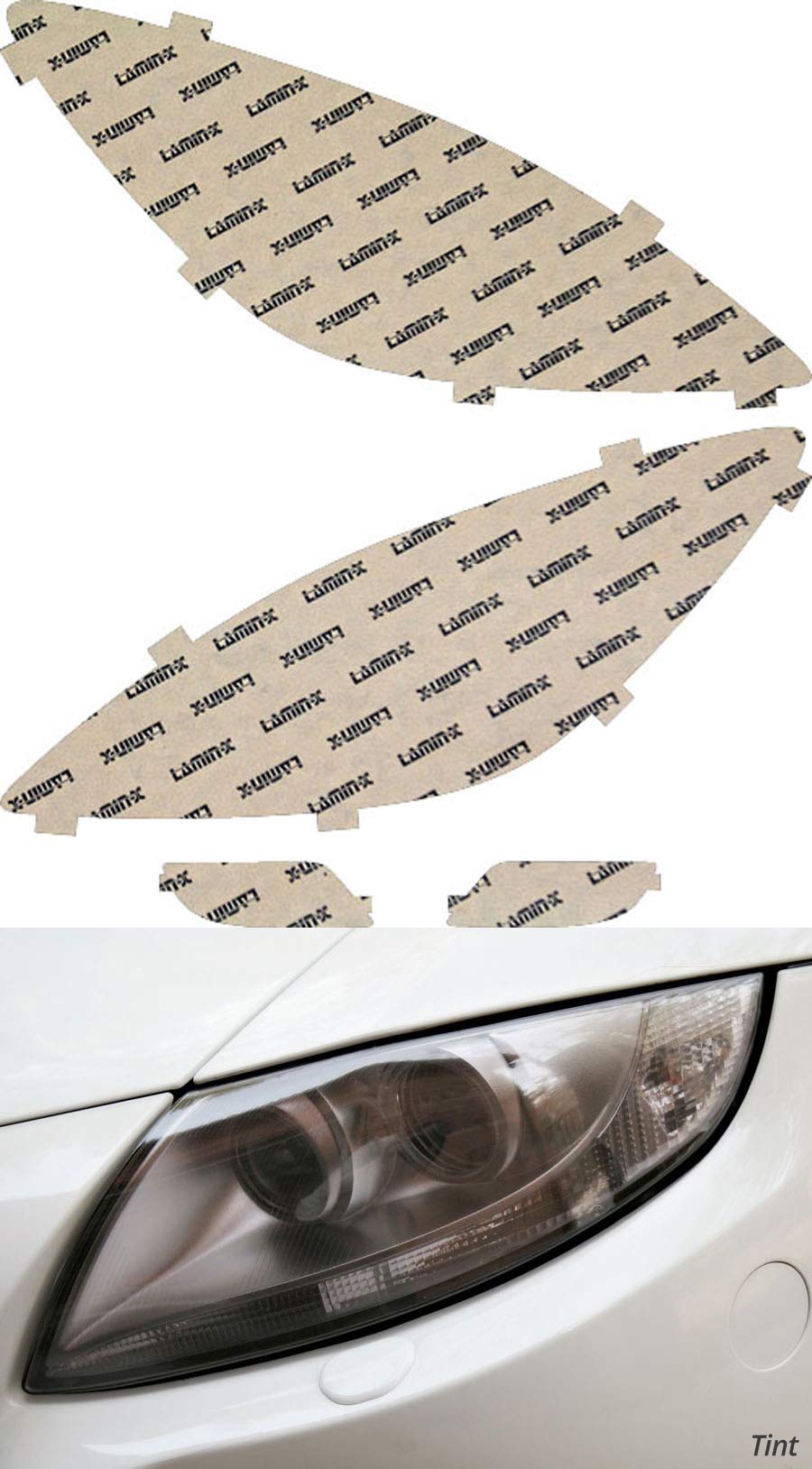 Lamin-x Custom Fit Tint Headlight Covers for Mazda 3 Sedan (10-11)