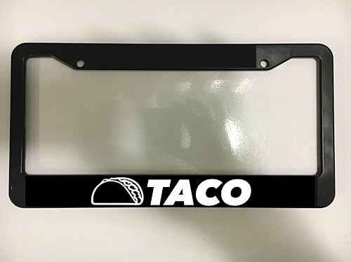 Soporte para placa de matrícula para Taco Funny Joke para Tacoma Broma Mexican Car Cool Marco de matrícula MOD-GT911-321