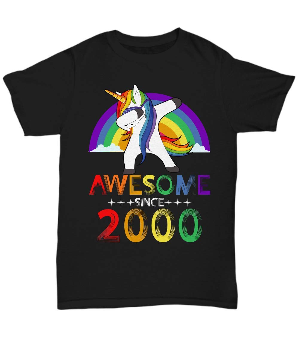 Dab Unicorn Awesome P1 Since 2000 Tshirt - Unisex Tee