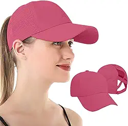 Boné de beisebol feminino de secagem rápida, leve, respirável, ajustável, para esportes ao ar livre, golfe, boné de sol para fitness, 1 peça