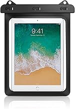 8.7-11 inch Tablet Waterproof Pouch Case Dry Bag for Samsung Galaxy Tab A7 Lite 8.7, S8 11, A7 10.4, A8 10.5, Active Pro 10.1, iPad Pro 11, iPad Air 10.9, Fire HD 10, Microsoft Surface Go 10.5 (Black)