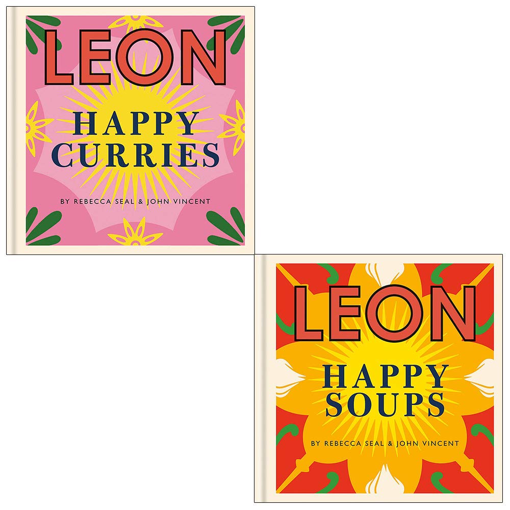 Leon Happy Curries, Happy Soups 2 Books Collection Set By Rebecca Seal and John Vincent