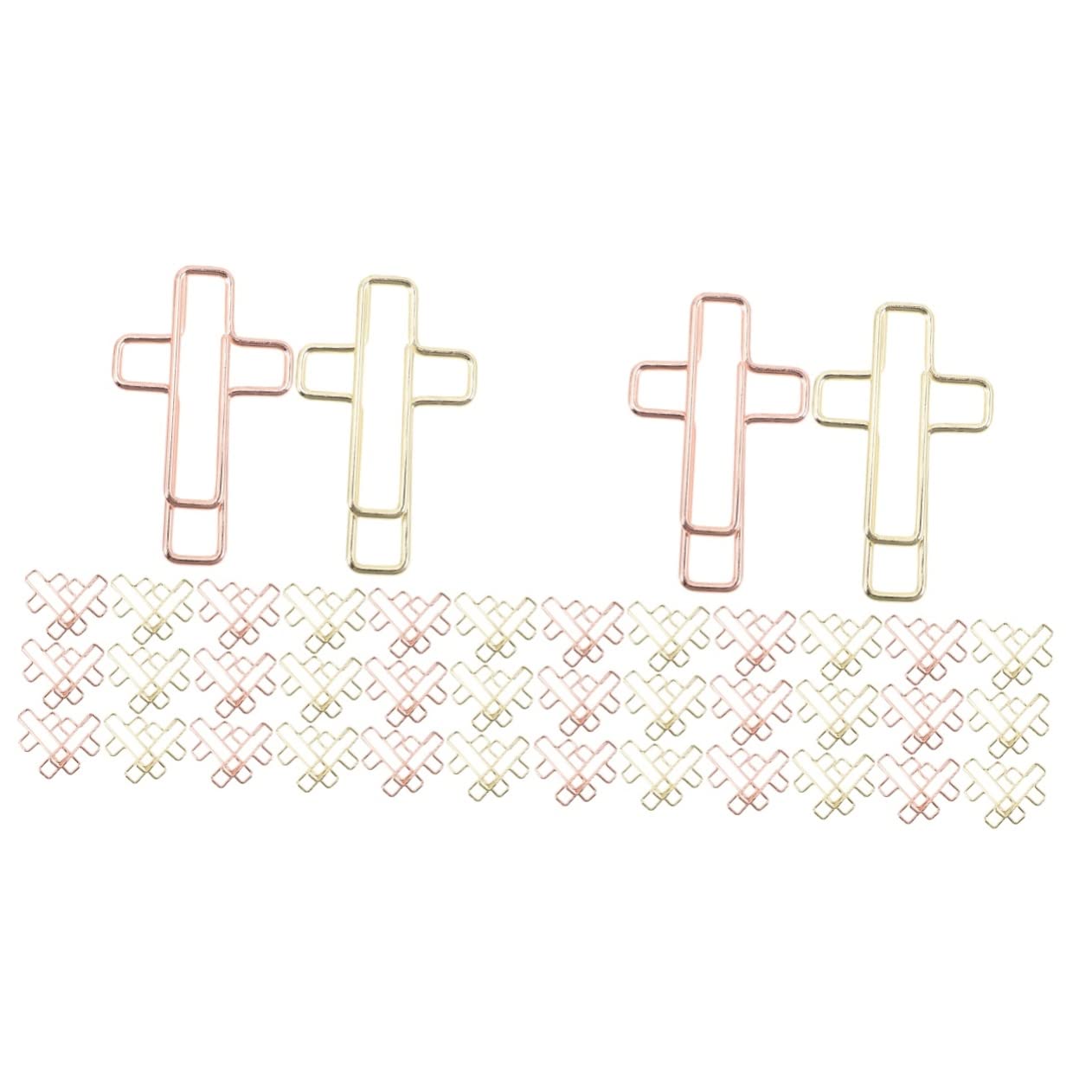2 Set Fermaglio A Croce Clip Graffetta D'oro Graffette Incrociate Per La Bibbia Raccoglitore Documenti Cartella Portadocumenti Pratiche Graffette Comode Graffette 100 Pezzi * 2