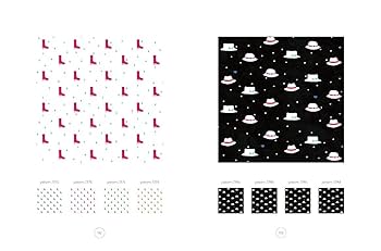 Amazon.co.jp: 手描きのパターン素材集 水玉・縞・花柄