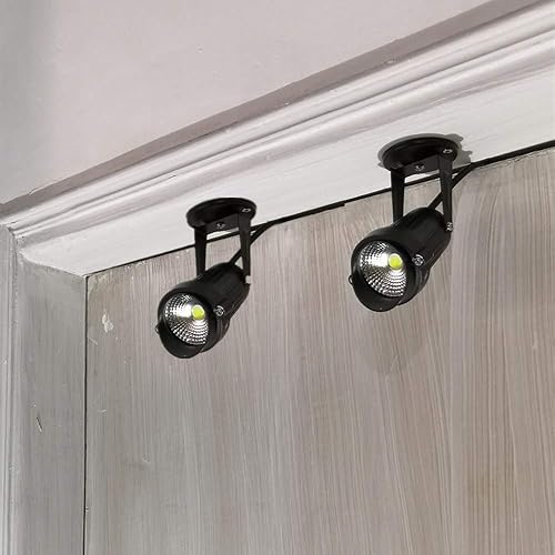 Miniatura 5 de Paquete de 6 focos LED de 5 W de color blanco cálido para paisaje, lámpara de montaje en pared, soporte de estaca impermeable para caminos, césped,