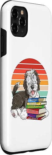 Miniatura 6 de Funda divertida para perro con diseño de Sheepadoodle para el regreso a la escuela