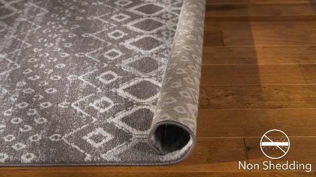 Tapete decorativo SAFAVIEH 9' x 12' Boho gris miniatura 7