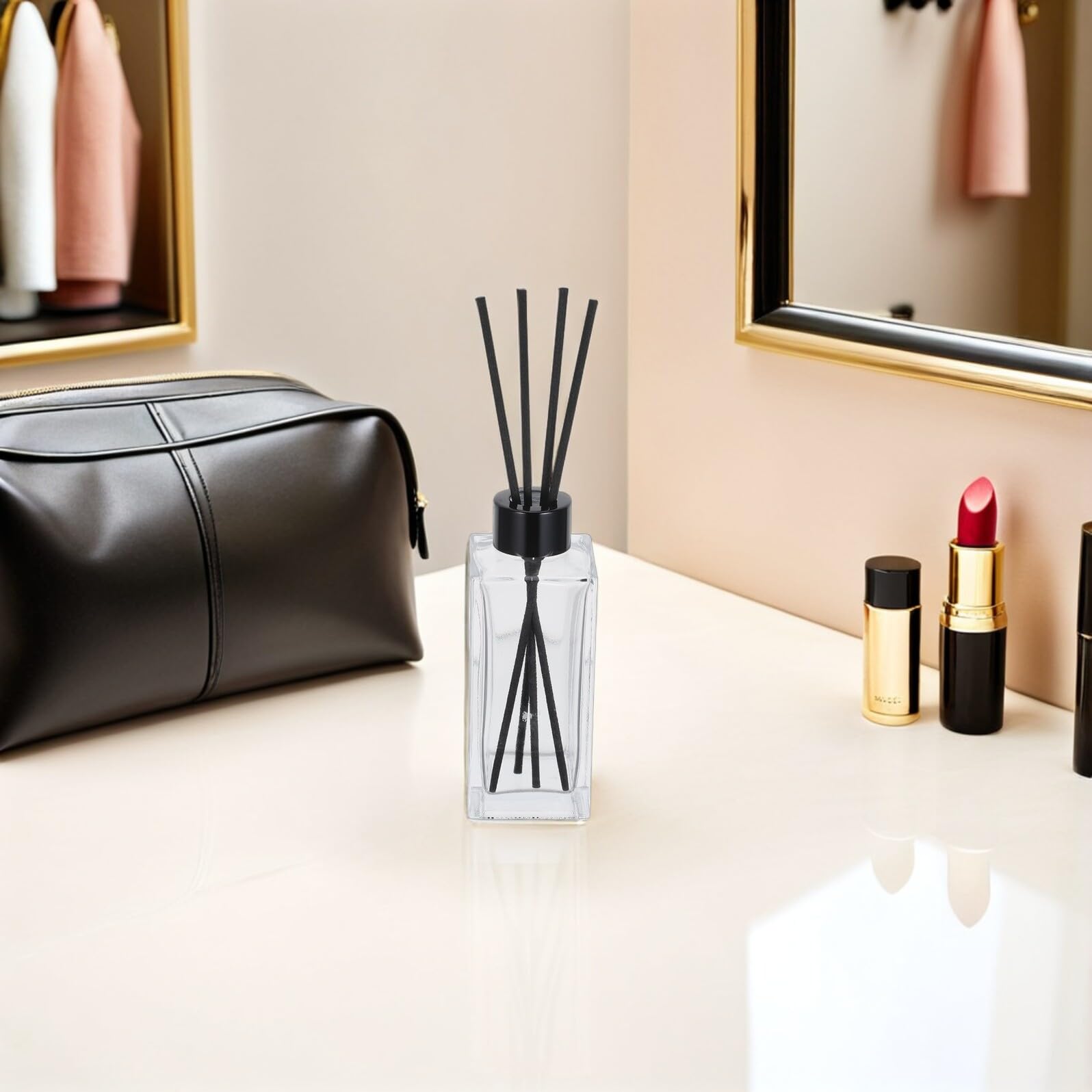 Toyvian 4 Stück Diffusionsstäbe aus Glasfaser Modernes Aromatherapie Diffusor für Badezimmer und Kleine Räume
