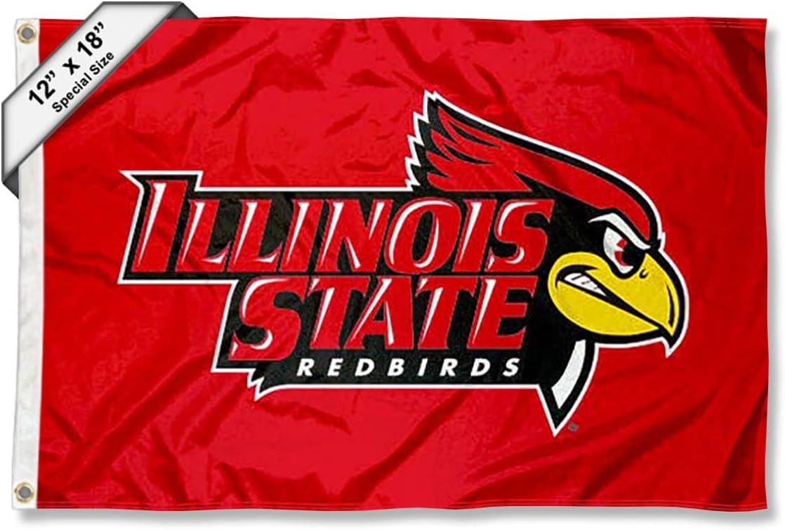 Illinois State Redbirds Boat and Nautical Flag