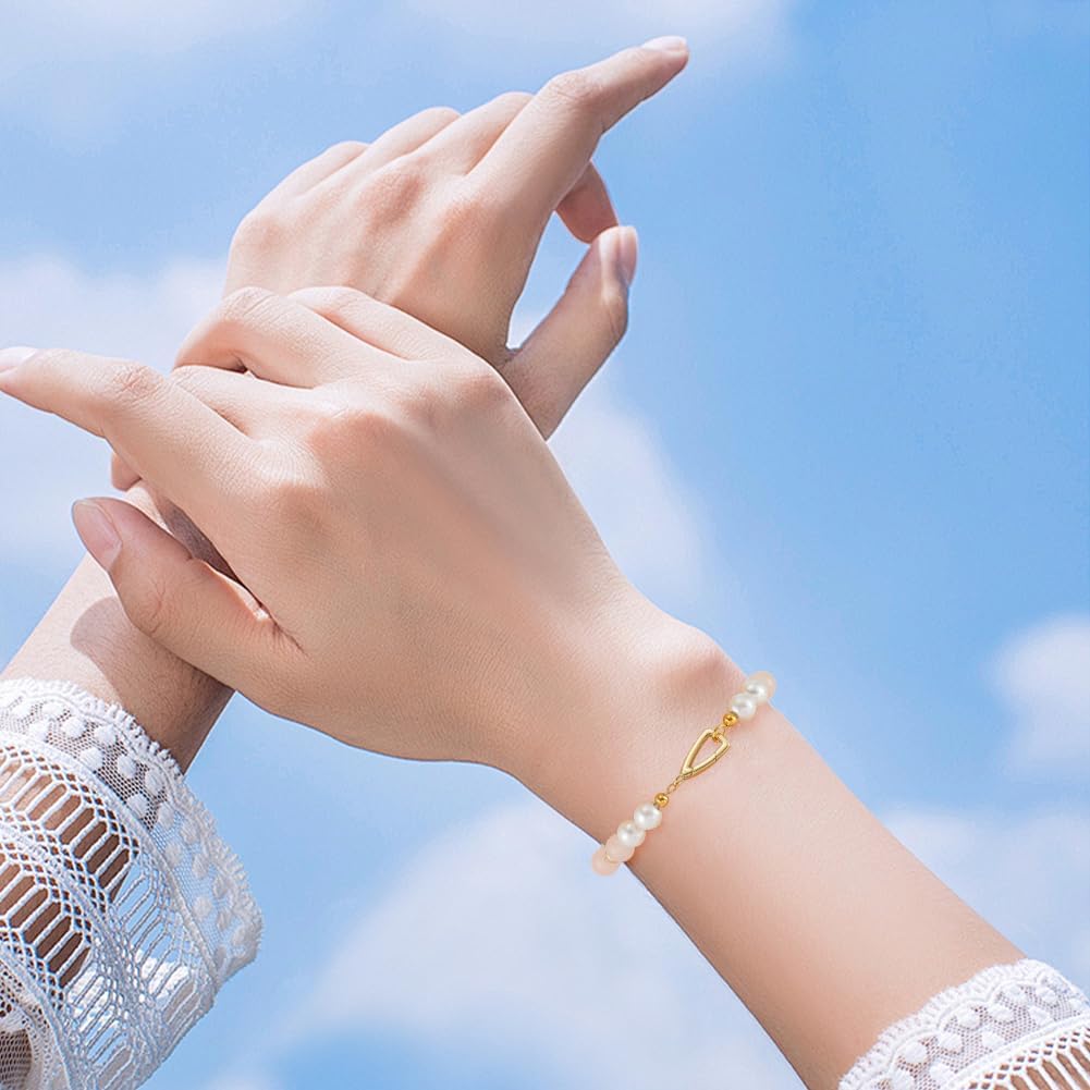 SUNNYCLUE 1 Box 6Pcs Real 18K Gold Plated Brass Triangle Spring Clip Metal O Ring Clasp Bracelet Necklace Closures Connector Snap Buckle Rings with Hoop for Jewelry Making DIY Crafting Accessories - Image 4