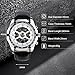 Imagen de RORIOS Relojes Hombres Mecánico Automático Relojes Luminoso Reloj con Correa en Cuero Militar Deportivo Relojes de Pulsera