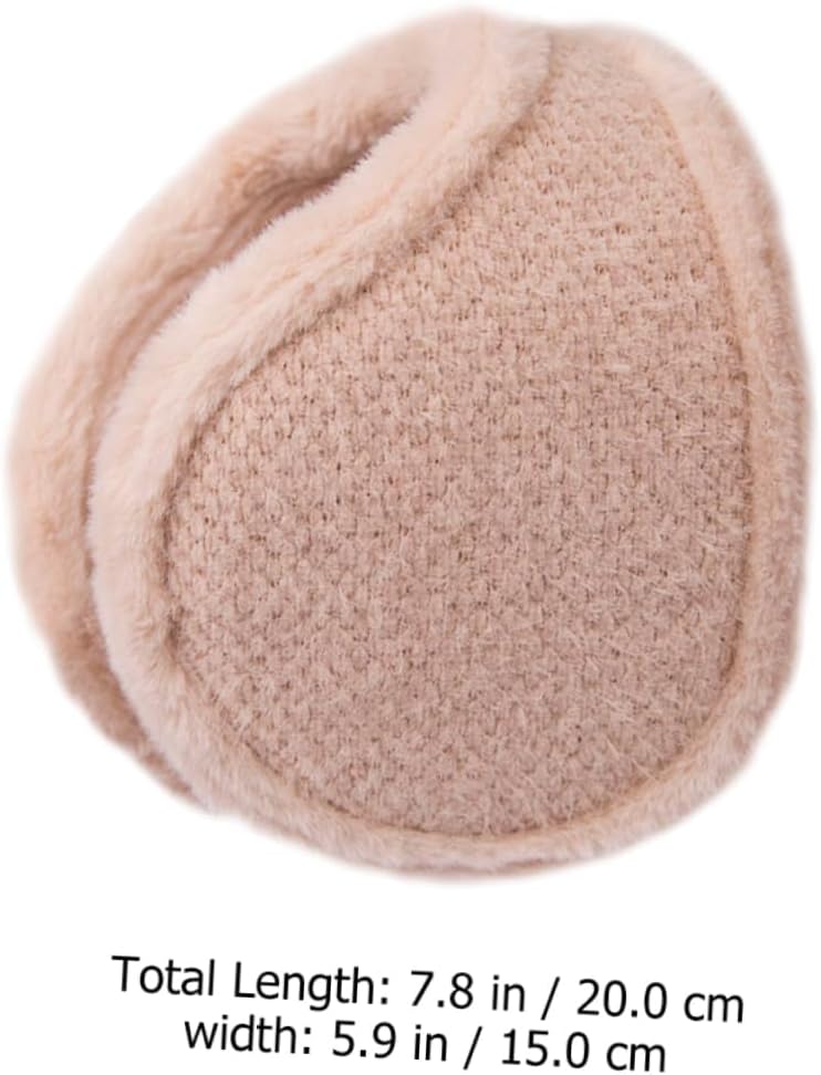 CALLARON 2 Pcs Plush Earmuffs Toddler Ear Muffs Winter Girl Earmuff Girls Ear Muffs for Kids Women Earmuffs