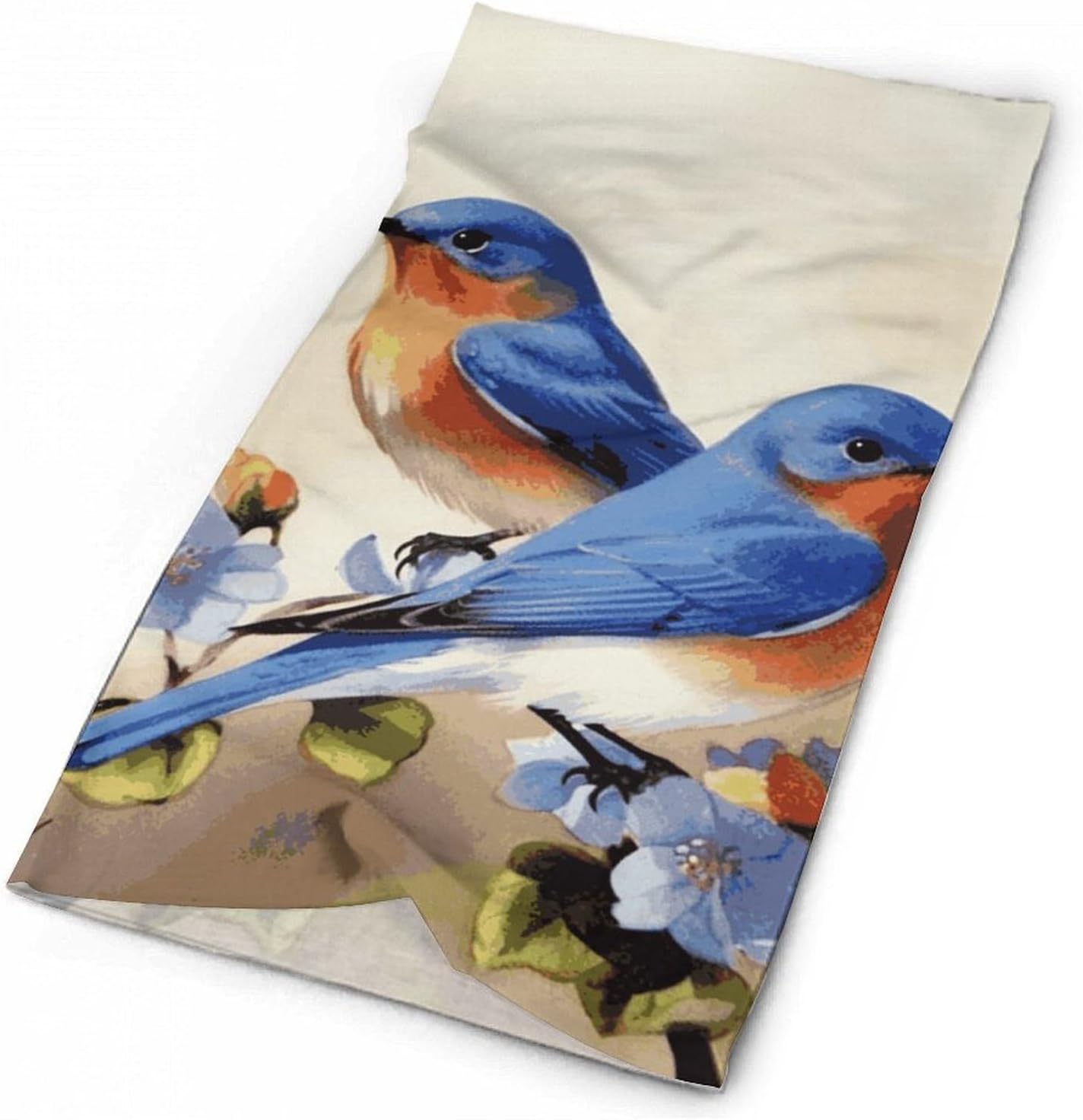 Happy Bluebirds UV Protection Bandana Neck Gaiter Face Mask