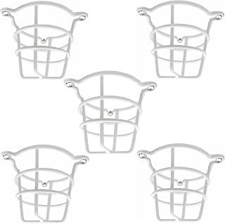 (5 Pack) TunaMax White Fire Sprinkler Head Cage Guard for Both 1/2" & 3/4" Sprinkler Head for Protecting Flush Mount & Side Wall & Semi - Recessed Sprinkler Head Cover