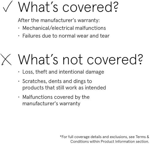 ASURION Plan de protección extendida de 3 años para el cuidado del piso ($80 - $89.99)
