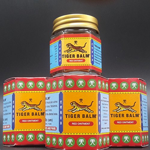Tiger balm - Baume du tigre rouge - 3 x 30 g - Le véritable baume du tigre