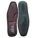 ECOLAND Memory Foam Shoe Insoles Comfortable Insoles Supports Heel & Arch Absorbs Foot Sweat & Moisture Ultra Soft Cushioned Lightweight Durable Washable Pads for Men FORMAL SHOES INSOLE Black (1 Pair)(Brown, 8) gallery image