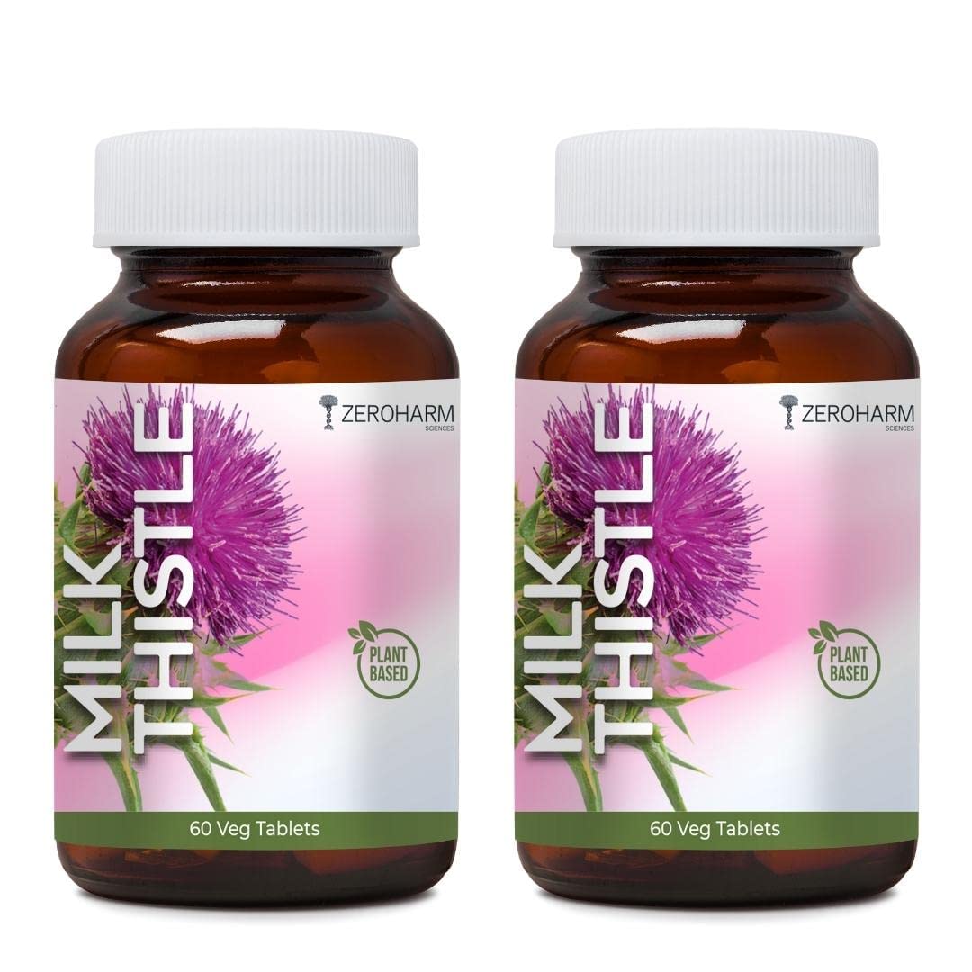 ZEROHARM Milk Thistle | Liver and Gall bladder health supplement | Antioxidant and anti- inflammatory | Liver Detox, Liver refresher (120 Tablets) (B0BJPQTXD6) Amazon Price History, Amazon Price Tracker
