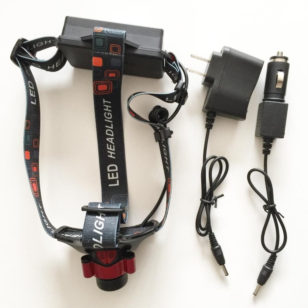 Buy Generic Sensor Head light Head lamp XML T6 led 2000LM Rechargeable Headlamps Headlights