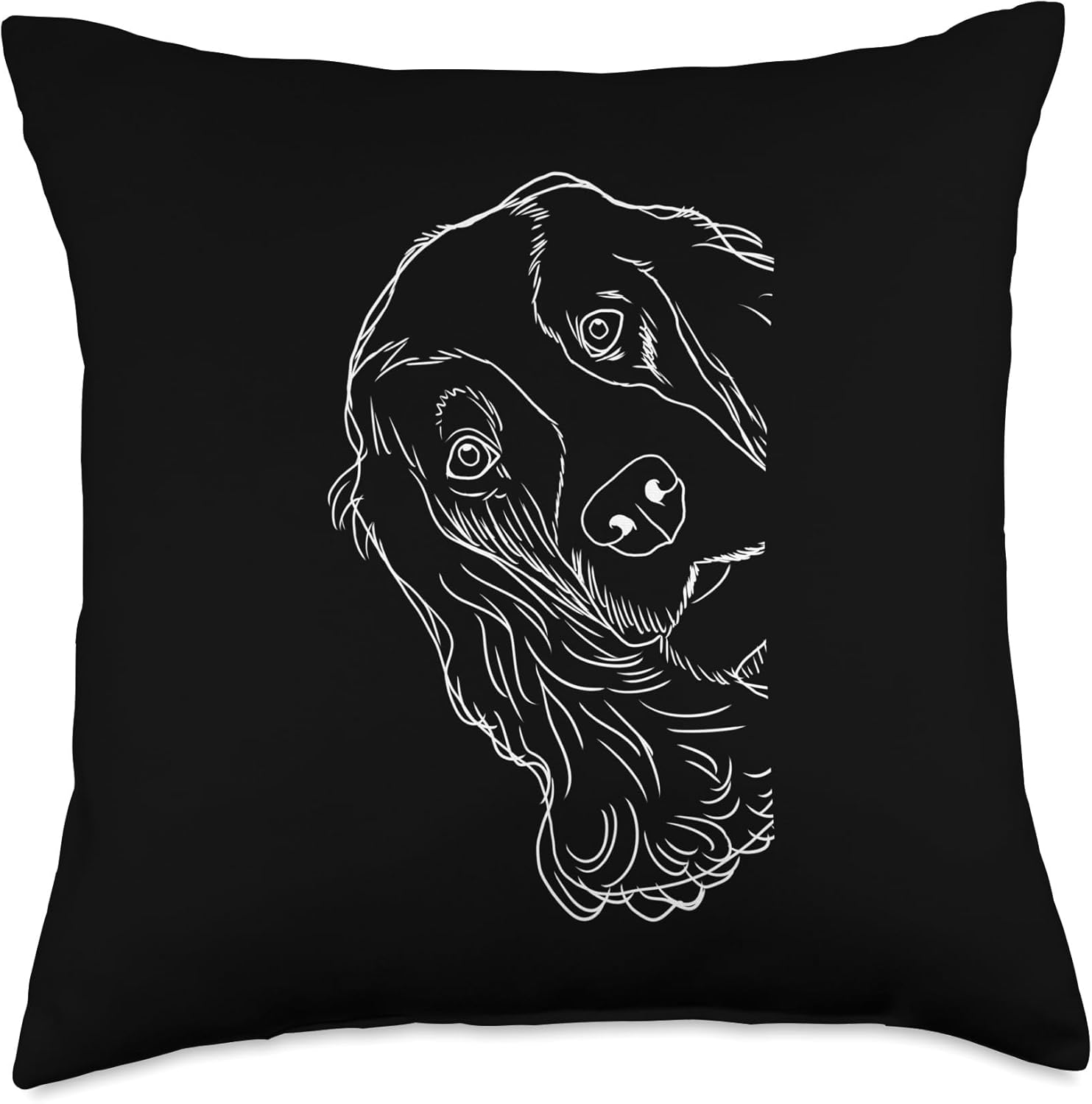 Funny Dog English Cocker Spaniel Throw Pillow