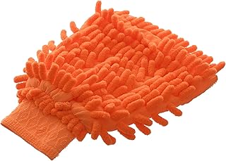 Super Mitt Microfiber Car Cleaning Glove (Orange)