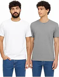 Camiseta Básica Masculina Manga Curta Comfort Super Cotton
