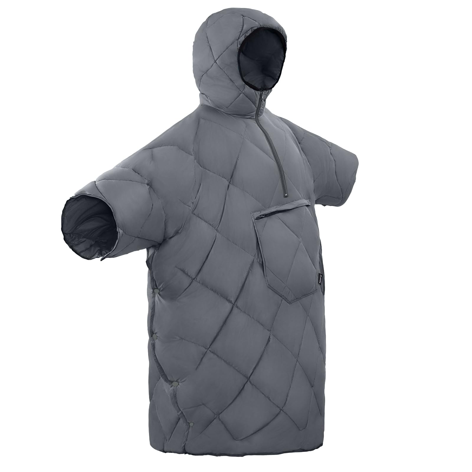 ATEPA 3-in-1 Camping Poncho Decke, Tragbarer Schlafsack, Ultraleicht