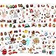 HOWAF Osteraufkleber für Kinder Kleinkinder Osterhasen Blumen Küken Ostereier Aufkleber Oster Sticker Set Osterdeko Aufkleber für Jungen Mädchen Ostern basteln Kinder Ostergeschenk & Osterhandwerk