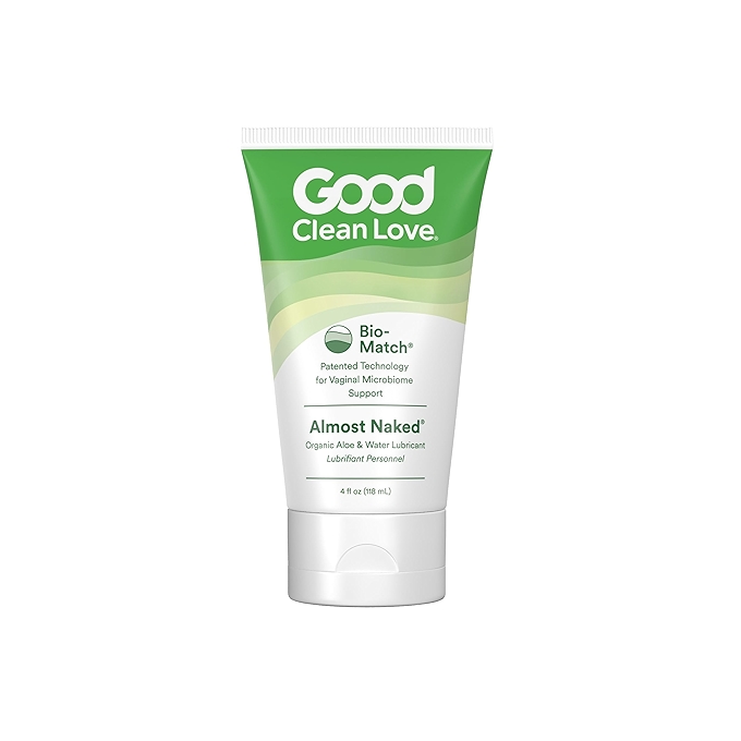 好净爱几乎裸露个人润滑剂，有机水基，含芦荟，安全用于玩具和安全套，男女亲密健康胶。