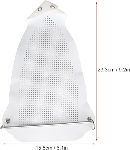 Miniatura 5 de Cubierta de teflón, zapato de hierro de 0.020 in de grosor para evitar quemaduras que se pegan elástico resorte flúor polímero de planchado zapato