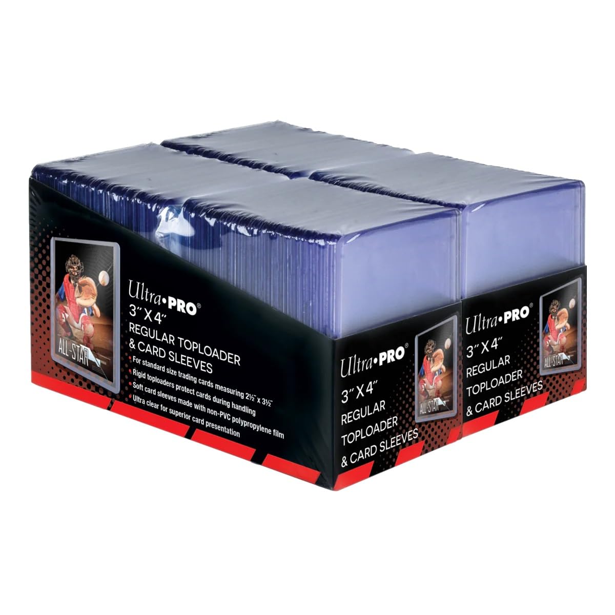 Ultra-Pro Lot de 300 (12 x 25) Regular Top Loaders Standard + 300 (3 x 100) Pochettes gratuites