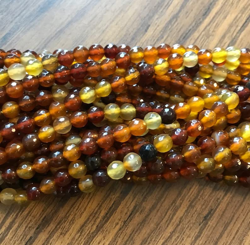 Perles multi agate de 4mm pour créer vos bracelets d'été bohèmes et élégants