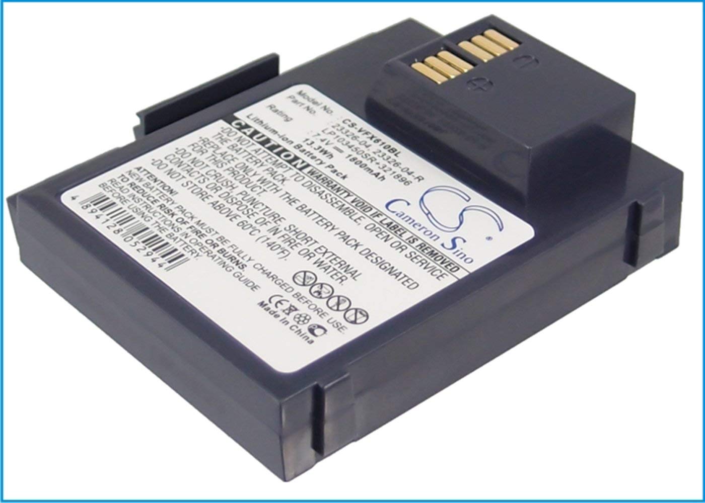 VINTRONS 1800mAh Battery for VeriFone VX610, VX610 Wireless Terminal,