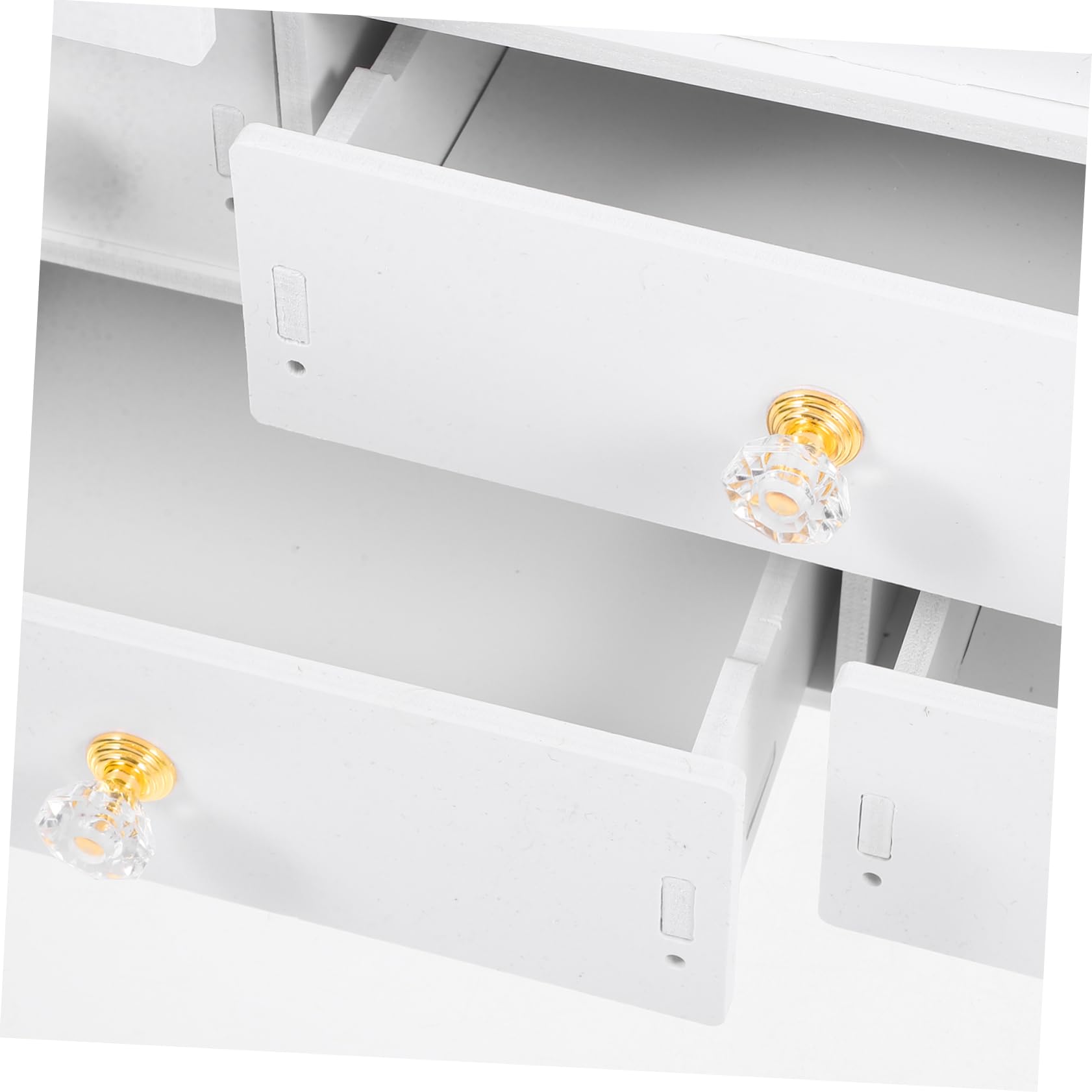 Beavorty Caja De Almacenamiento De Cosméticos Organizador De Maquillaje Contenedor De Maquillaje Para Escritorio Con Cajones Para Baño y Dormitorio