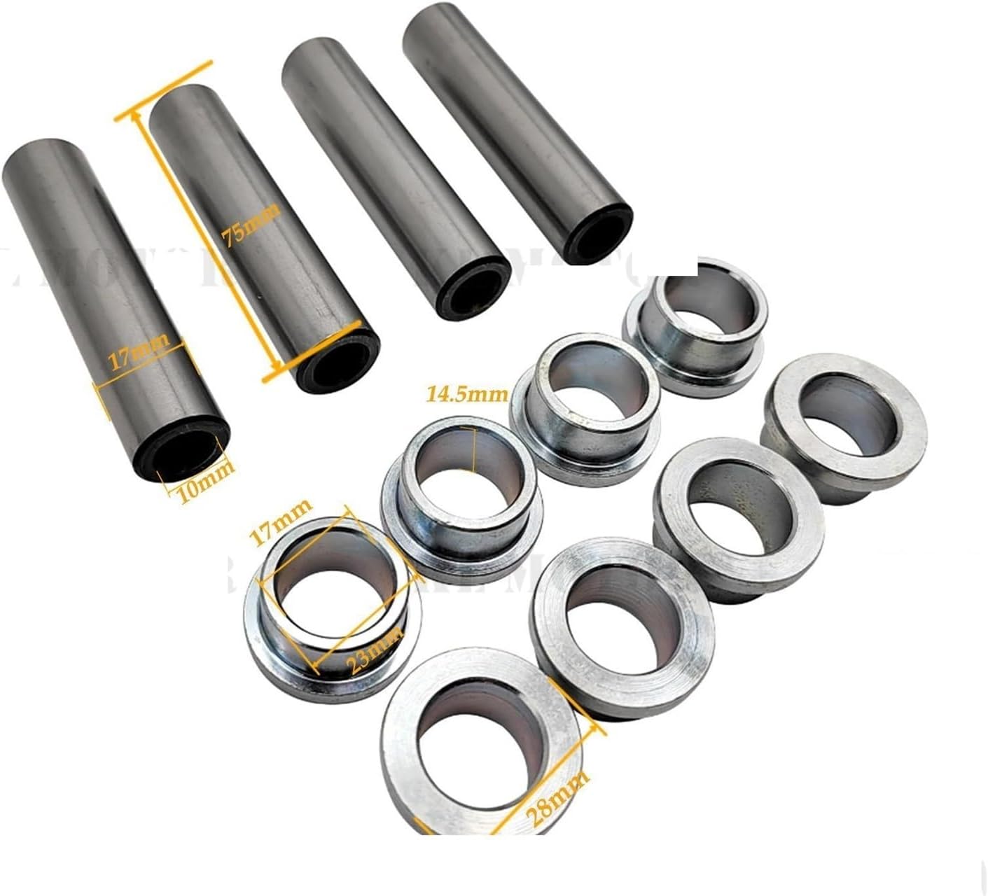Wheel Shaft Holder Rebuild Kit for CF400 450 500 520 550 600 625 800 X5 U5 X6 U6 X8 ATV 9010-060004 9010-060005 9010-060900 Parts(8PC Bushing Block)