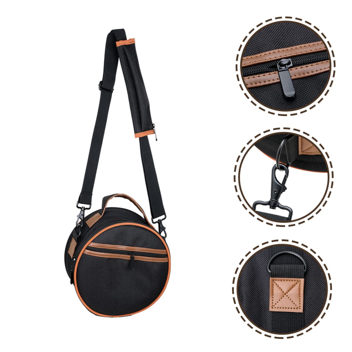 COSMEVIVI Tongue Drum Carry Bag Heavy Duty Waterproof Pouch 8 Inch Steel Tongue Drum Case Storage Sturdy Holding Bag