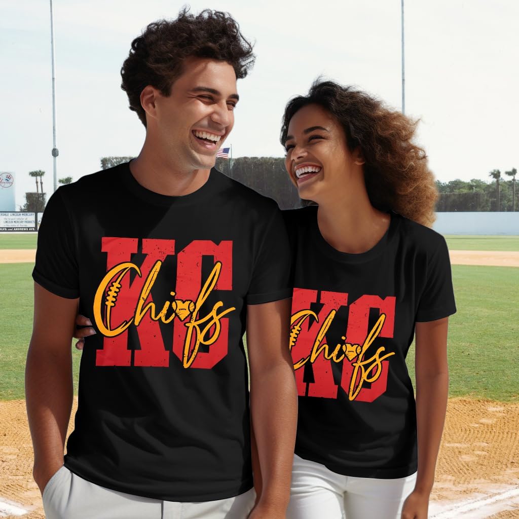 Football Shirts for Men Game Day Football Fan T-Shirt Casual Rugby Team Graphic Short Sleeve Tees - Image 5