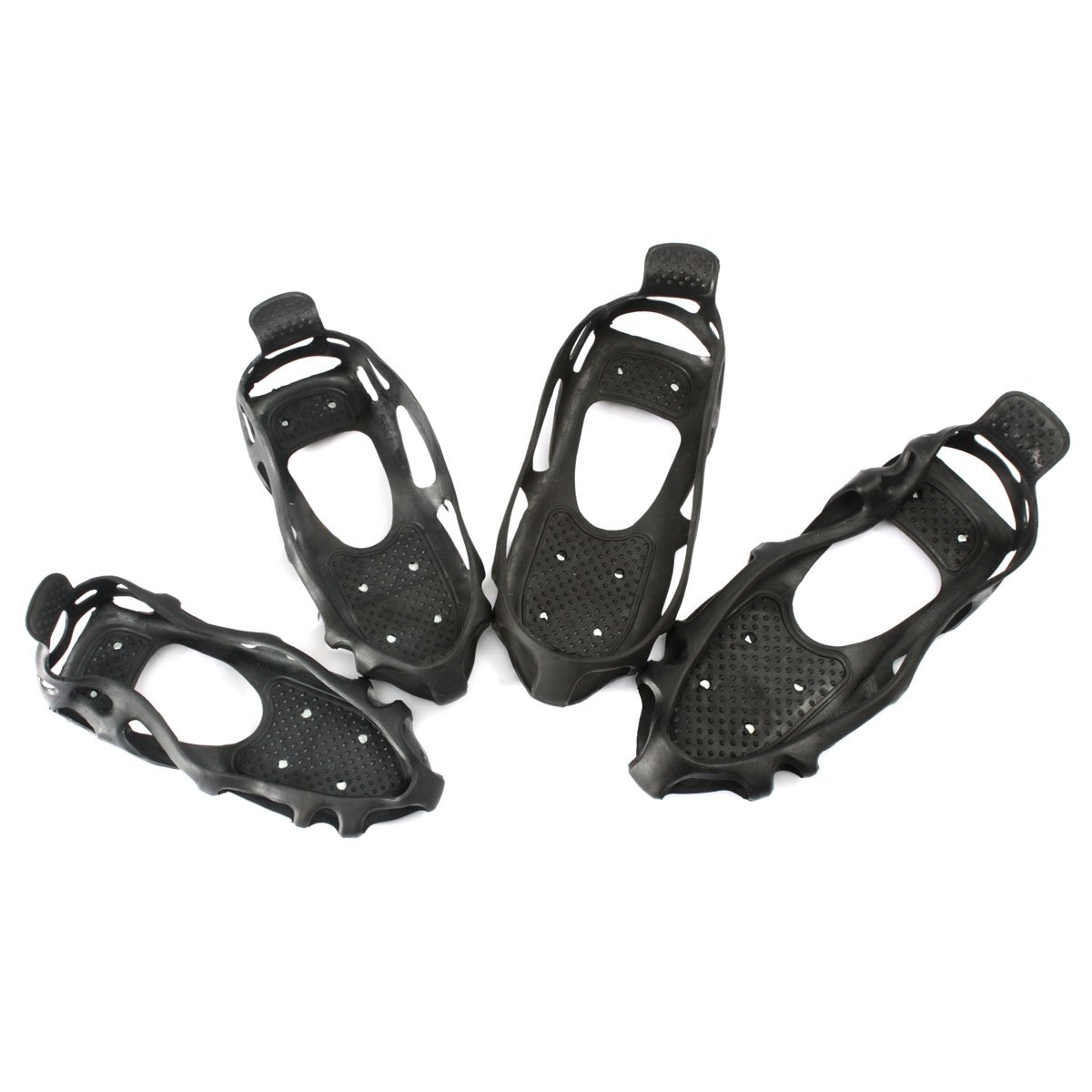 YONGYAO 24 Spikes Anti-Rutsch-Stollen Schnee EIS Schlamm Steigeisen Überschuhe Stiefel Schuh Gripper S-XL