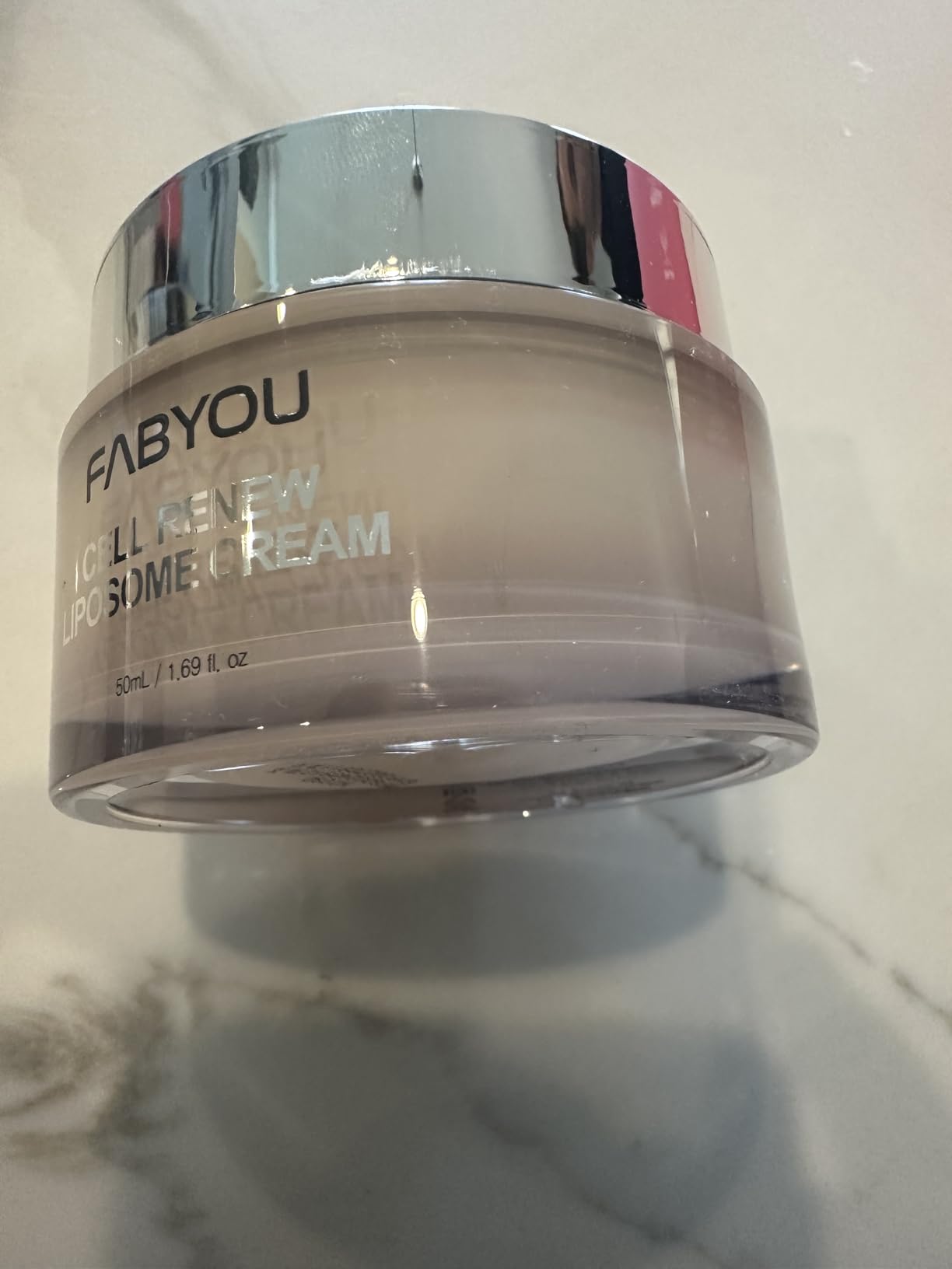FABYOU Cell Renew Liposome Facial Cream 1.69 fl oz - Anti-Aging EGF Stem Cell Moisturizer for Face with 6GF (50,000ppm), Peptides & Ceramide, Korean Skin Care for Deep Hydration & Firming