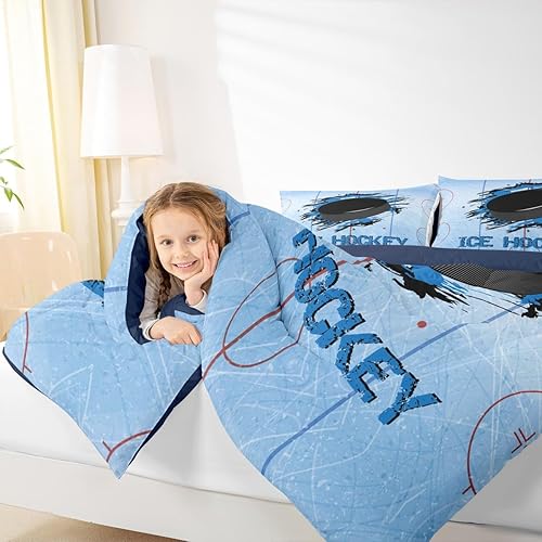 Miniatura 54 de Castle Fairy Juego de ropa de cama de béisbol, tamaño matrimonial, juego de edredón de 3 piezas para niños, niños, adolescentes, decoración