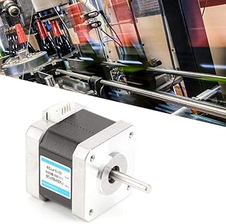 24V Stepper Motor, 24V/1.5A Nema 17 2 Phase Stepper Motor 0.4 NM 1.8° Industrial Control Stepping Motor Multifunction Motor 24V Stepper Motor
