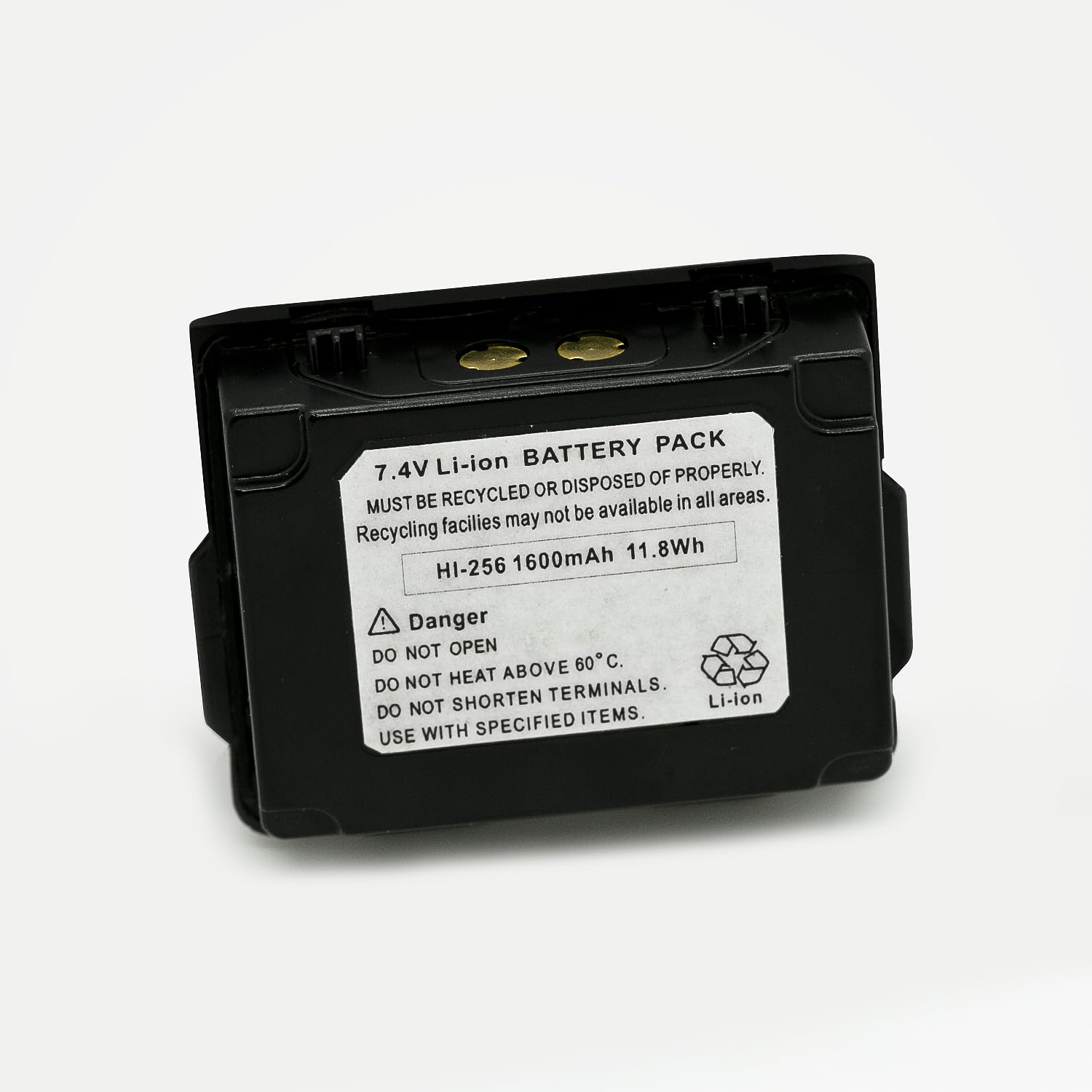 ExpertPower® 7.4V 1600mAh Li-ion Battery for Icom BP-256 | Compatible with IC-92AD, IC-E92D, ID-92 | Lightweight OEM-Grade Rechargeable Battery for Two-Way Handheld Radios