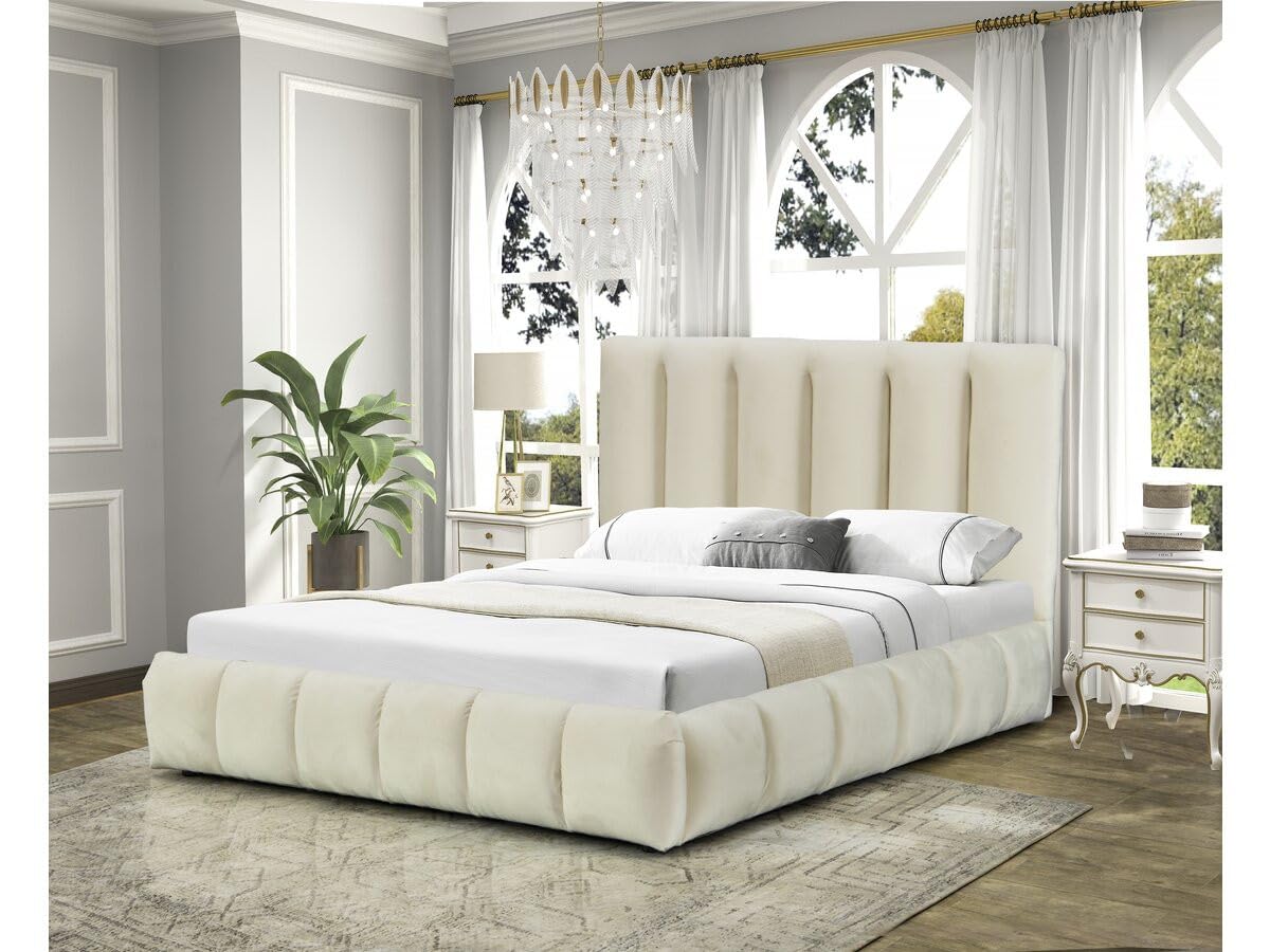 HABITAT ET JARDIN Lit avec Coffre Annie 180 x 200 cm - Beige