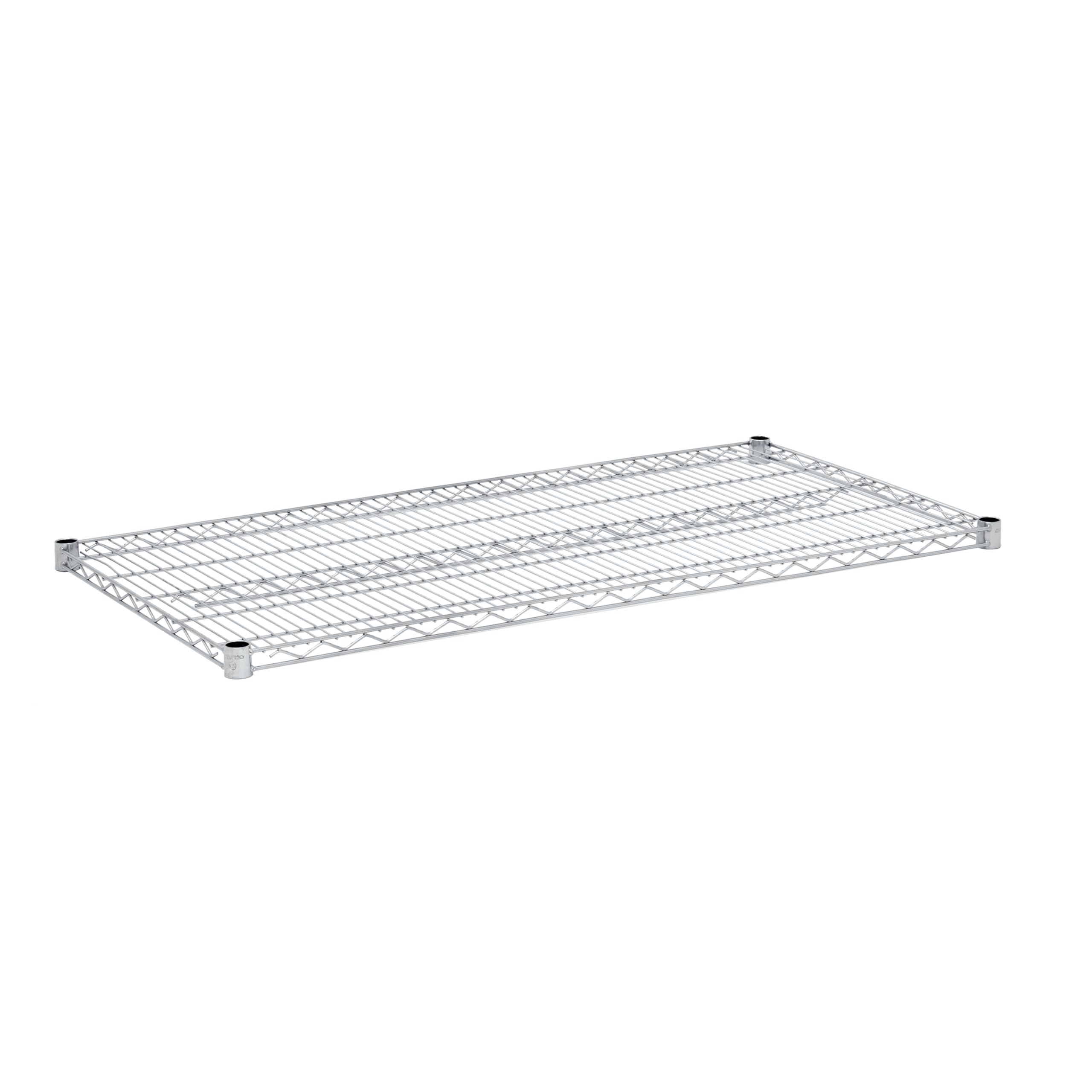 CenPro 24" x 48" Chrome Finish Metal NSF Wire Shelf for Shelving Units and Storage, (30V-072)