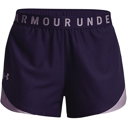 Under Armour Women's Play Up 3.0 Shorts, Purple Switch (570)/Victory Blue, X-Small
