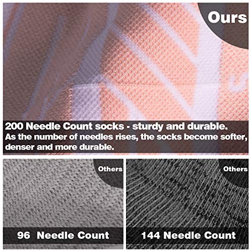 Image of Hylaea No Show Running Athletic Anti-Blister Wicking Coolmax Socks, Seamless Anti-odor
